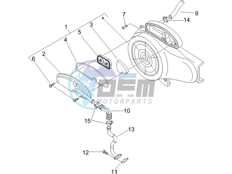 Secondary air box