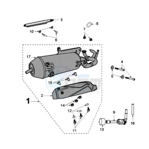 VIVA 3 L 50 2T SPORTLINE drawing EXHAUST