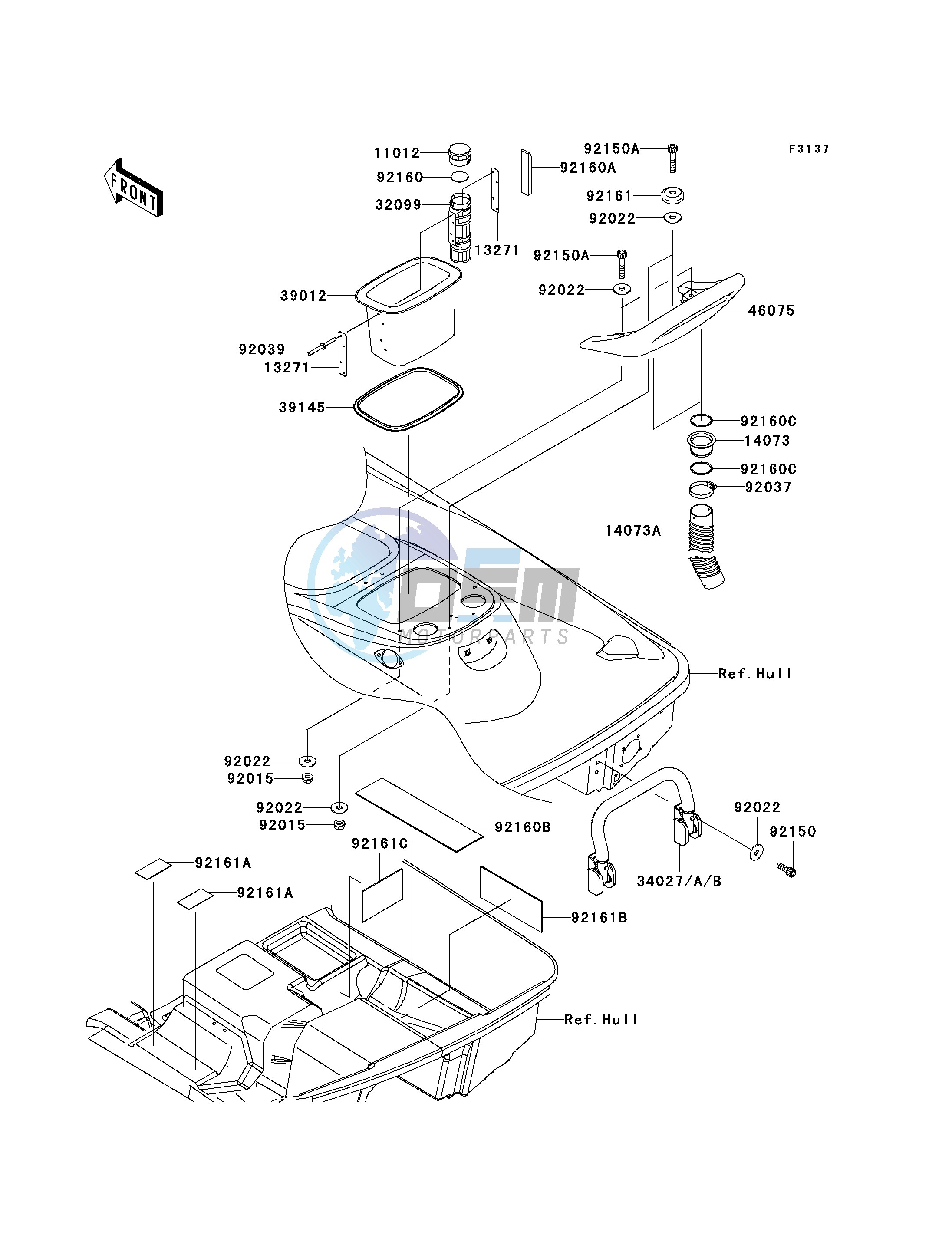 HULL REAR FITTINGS