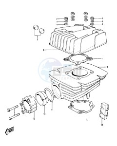 KD 100 M (M1-M4) drawing CYLINDER HEAD_CYLINDER