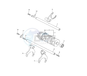 FZ8-NA 800 drawing SHIFT CAM AND FORK