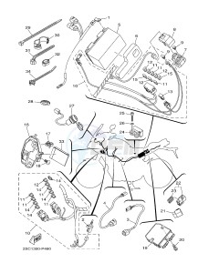 MT09TRA MT-09TRA TRACER 900 (2SC1 2SC2) drawing ELECTRICAL 1