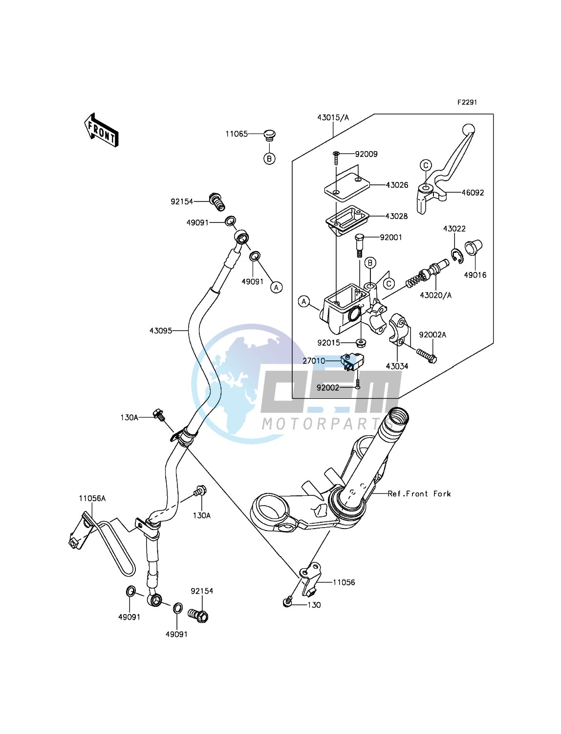 Front Master Cylinder