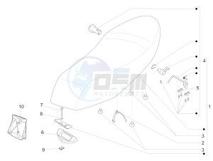 Liberty 50 4T MOC drawing Saddle/seats