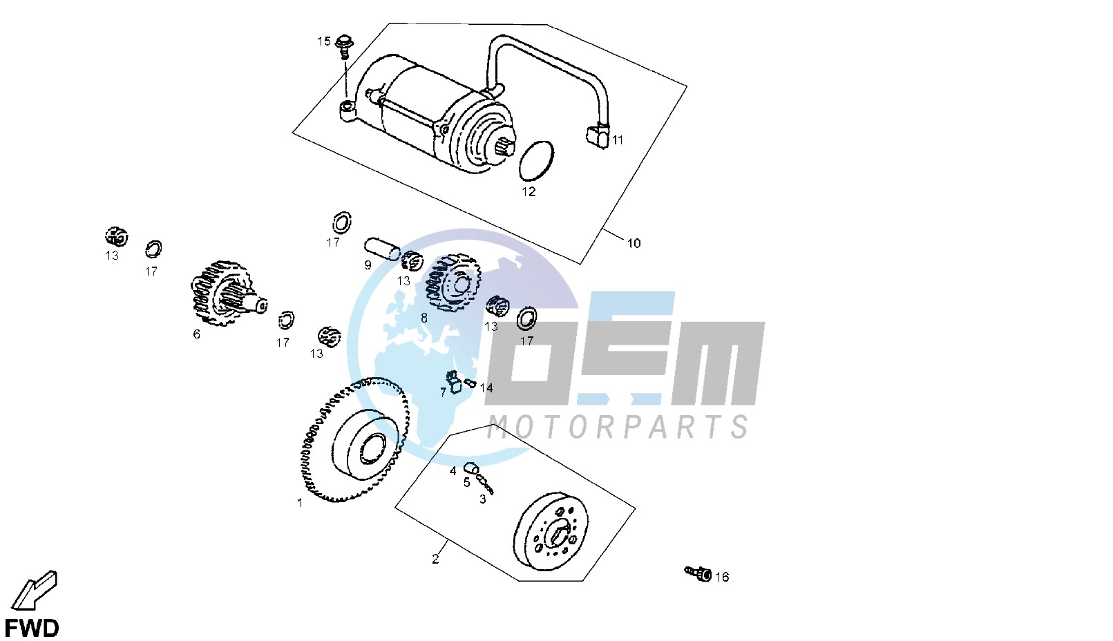 STARTING MOTOR