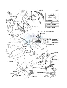 NINJA ZX-6R ZX636-C1H FR GB XX (EU ME A(FRICA) drawing Fuel Tank