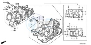 VTR2509 ED / LL MK drawing CRANKCASE