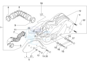 Runner 125 VX 4t Race drawing Air filter