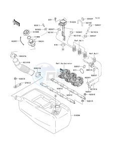 JT 900 B [900 STX] (B1-B2) [900 STX] drawing FUEL TANK