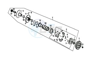 ORBIT II 50 25KMH (L8) NL drawing CLUTCH