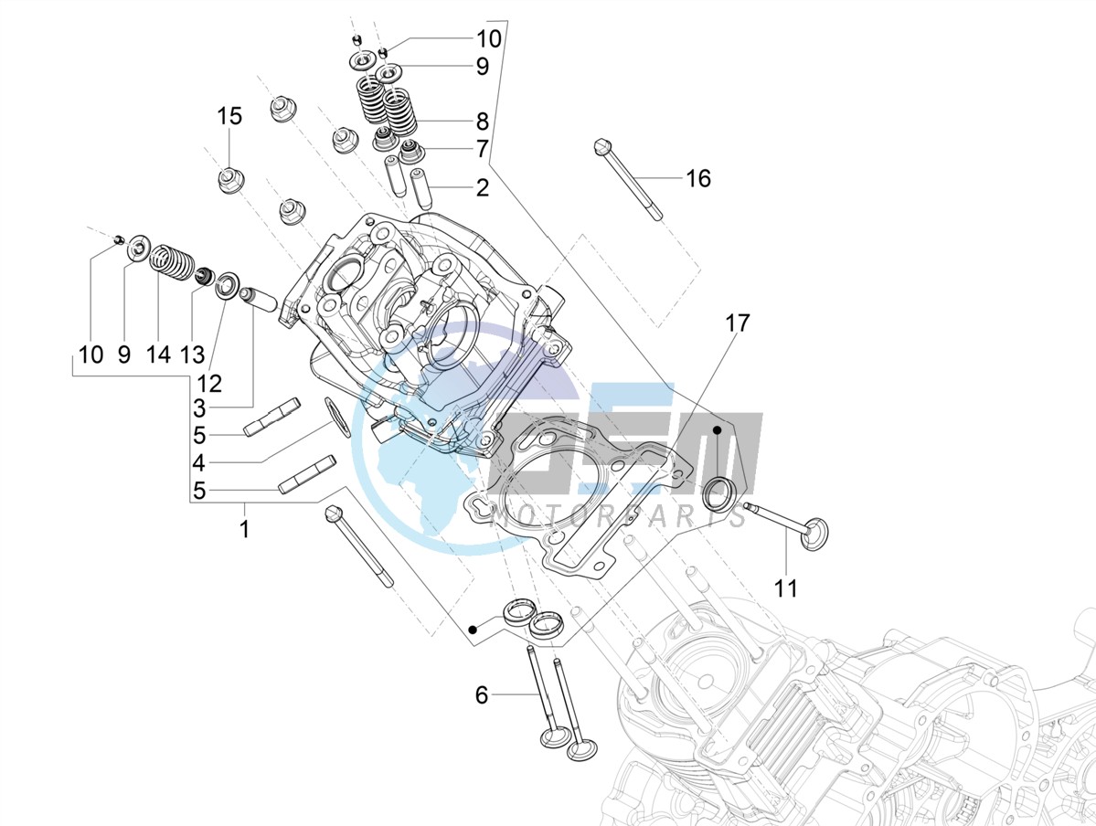 Cylinder head unit - Valve