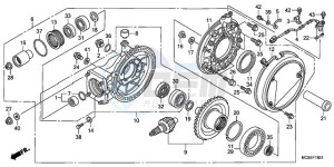 ST1300A9 Australia - (U / ABS MME) drawing FINAL DRIVEN GEAR (ST1300A)