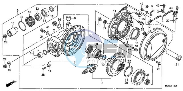 FINAL DRIVEN GEAR (ST1300A)