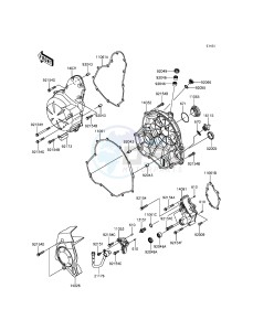 ER-6N ER650EDS XX (EU ME A(FRICA) drawing Engine Cover(s)