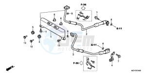 VFR800XC drawing OIL COOLER