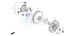 PES125R9 France - (F / CMF STC 2F) drawing DRIVE FACE