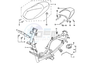 TREKKER - 100 cc drawing FRAME