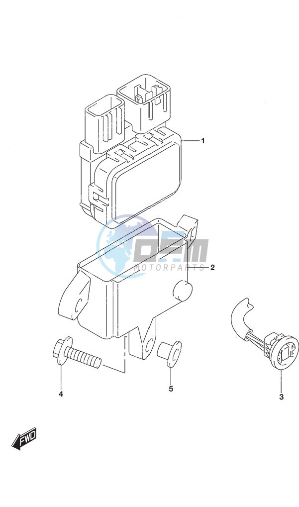 PTT Switch Remote Control w/Power Tilt