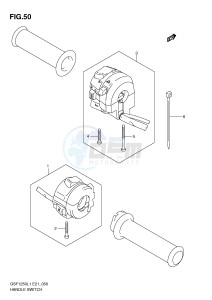 GSF1250 (E21) Bandit drawing HANDLE SWITCH