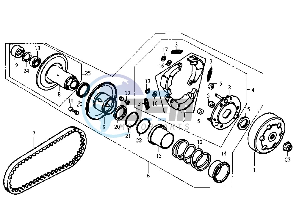 DRIVEN PULLEY