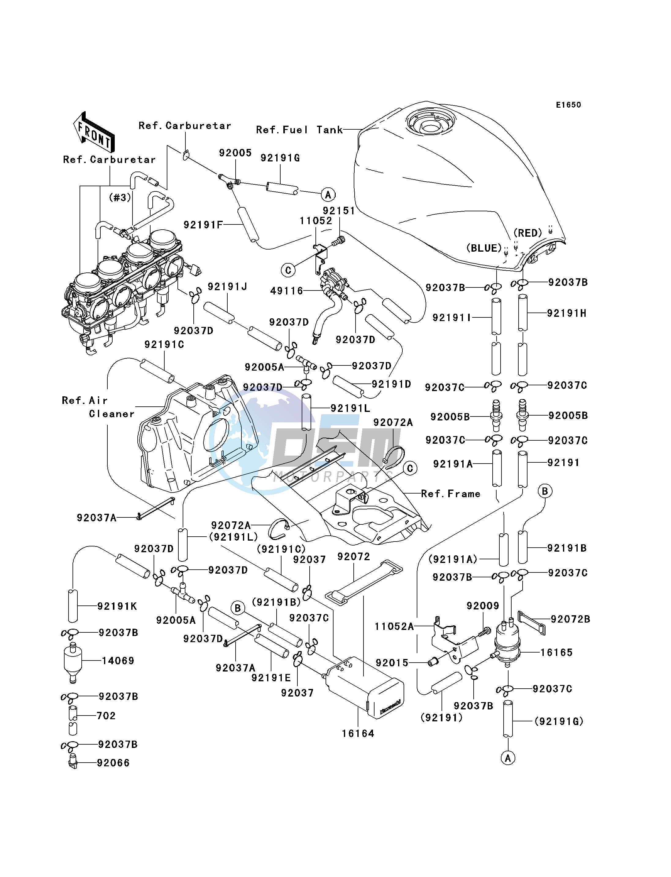 FUEL EVAPORATIVE SYSTEM -- CA- -