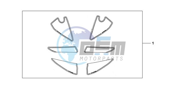 KIT, RACING STICKER