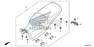 VFR1200XC drawing SEAT