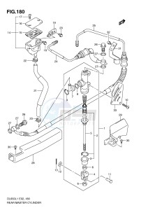 DL650 (E2) V-Strom drawing REAR MASTER CYLINDER (DL650AL1 E2)