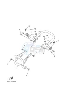 YFZ450R YFZ450RSSE YFZ450R SPECIAL EDITION (1TDA) drawing GUARD