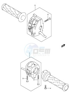 AN650 (E2) Burgman drawing HANDLE SWITCH (AN650AK4)