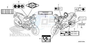 NC700SAD NC700S ABS 2ED - (2ED) drawing CAUTION LABEL