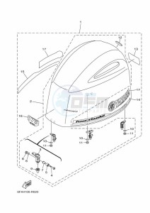 F175AETX drawing FAIRING-UPPER