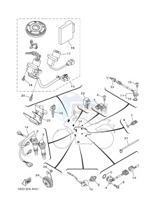 MT07 MT-07 700 (1WSB 1WSC) drawing ELECTRICAL 2