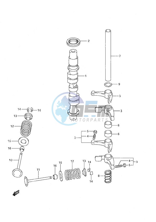 Camshaft Non-Remote Control