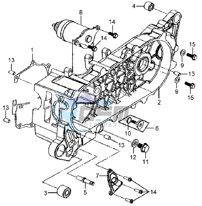 CRANKCASE LEFT