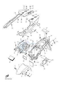 FJR1300AE FJR1300-AE (B961) drawing FENDER