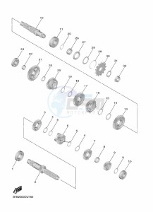 YZ250F (B7BB) drawing TRANSMISSION