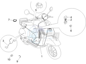 LX 125 4T drawing Main cable harness