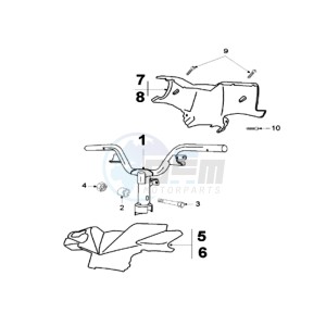 LUDIX 10 RLA drawing HANDLEBAR