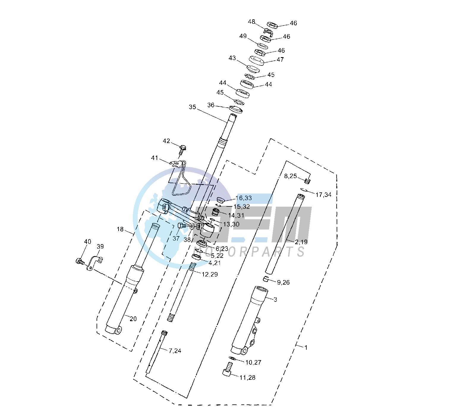 FRONT FORK KAIFA