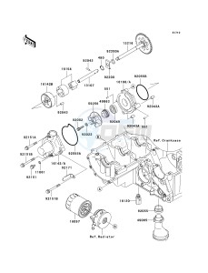 ZR 1000 B [Z1000 EUROPEAN] (B7F-B9F) B7F drawing OIL PUMP