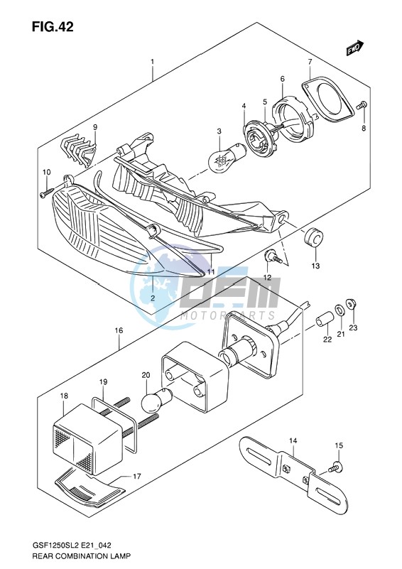 REAR COMBINATION LAMP