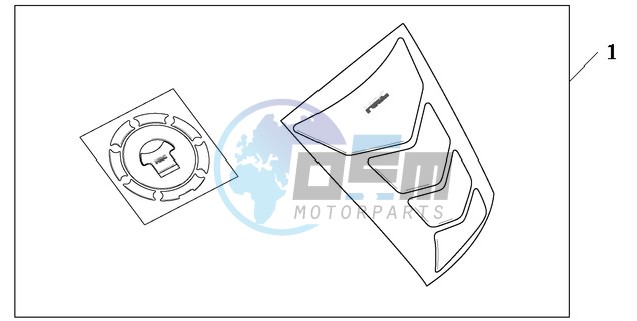 TANKPAD / FUEL LID COVER