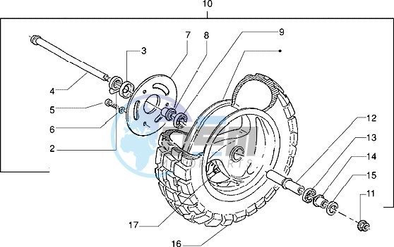 Front wheel