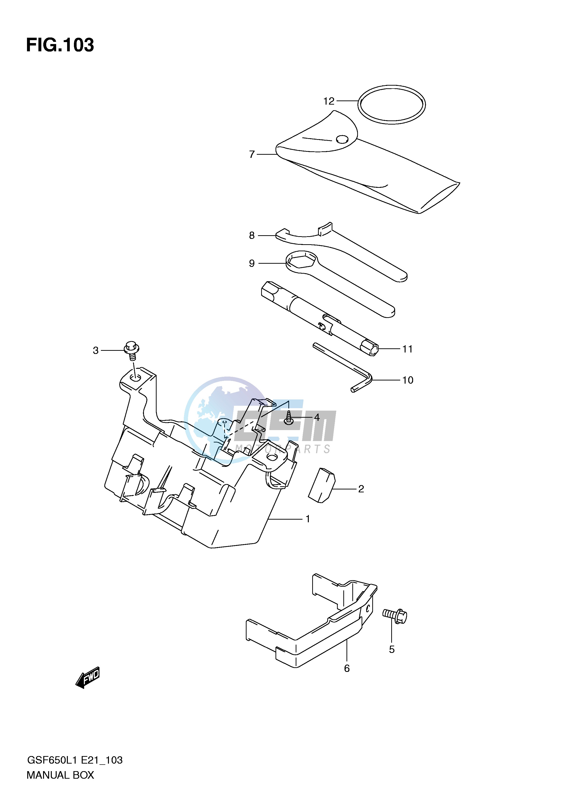 MANUAL BOX (GSF650SL1 E21)