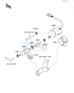 ZX 1000 B [NINJA ZX-10] (B1-B2) [NINJA ZX-10] drawing FUEL PUMP