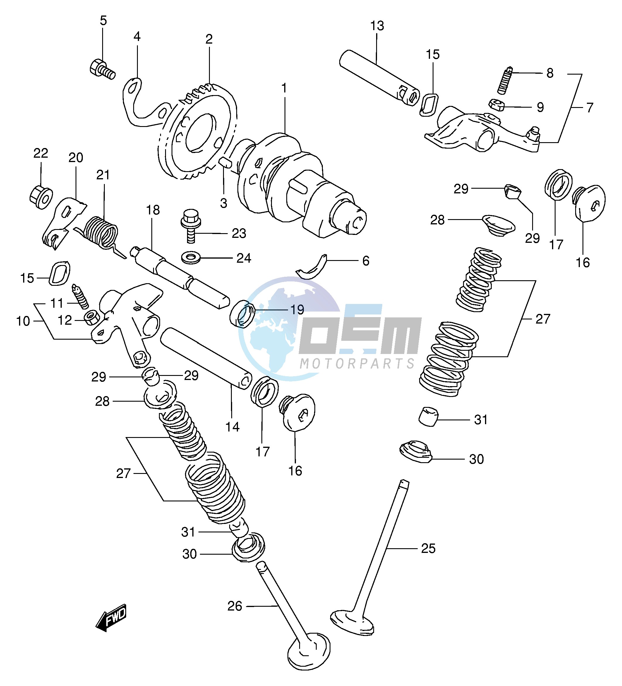 CAM SHAFT - VALVE