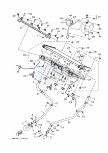 YXZ1000ET YXZ1000R SS (BAST) drawing RADIATOR & HOSE