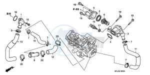 CBR1000RRA France - (F / CMF HRC) drawing THERMOSTAT