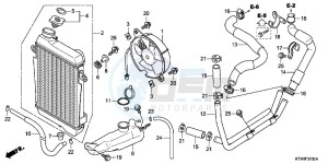 SH300B drawing RADIATOR